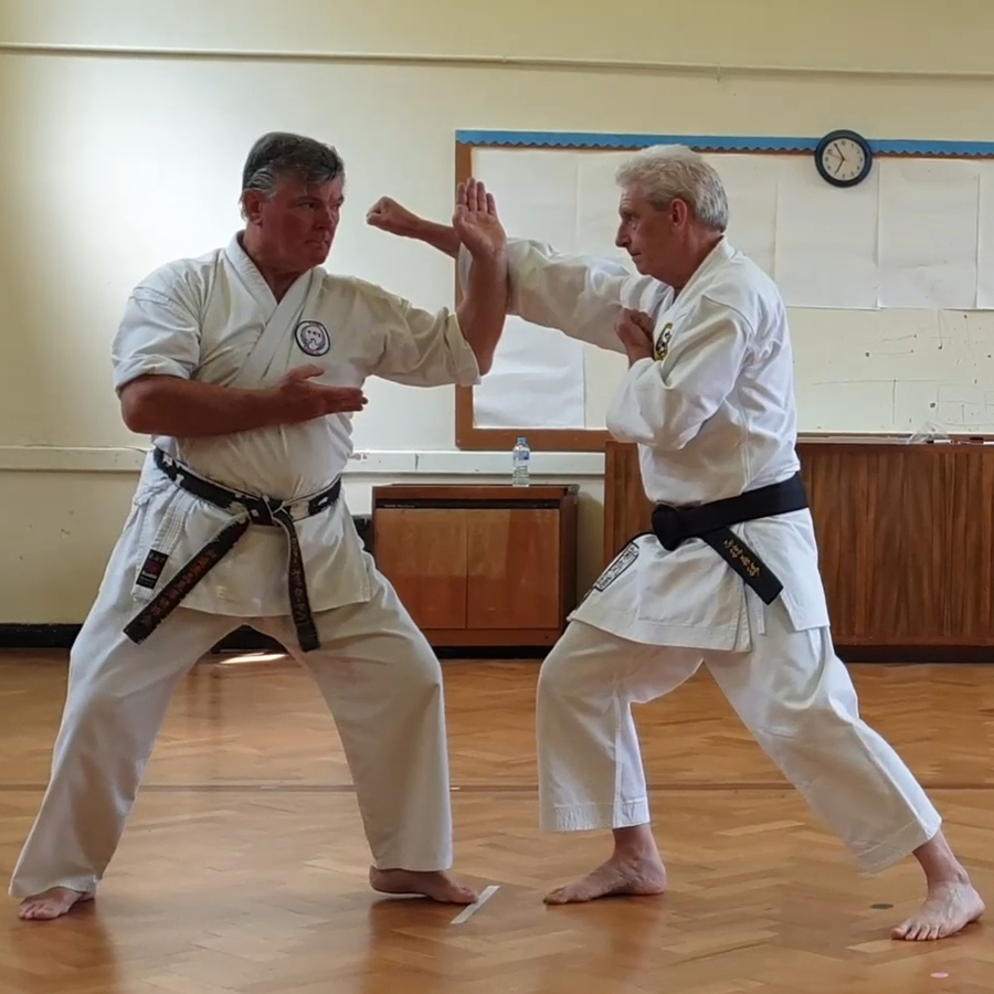 Shuto uke and initial movement